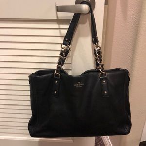 Kate spade black leather purse